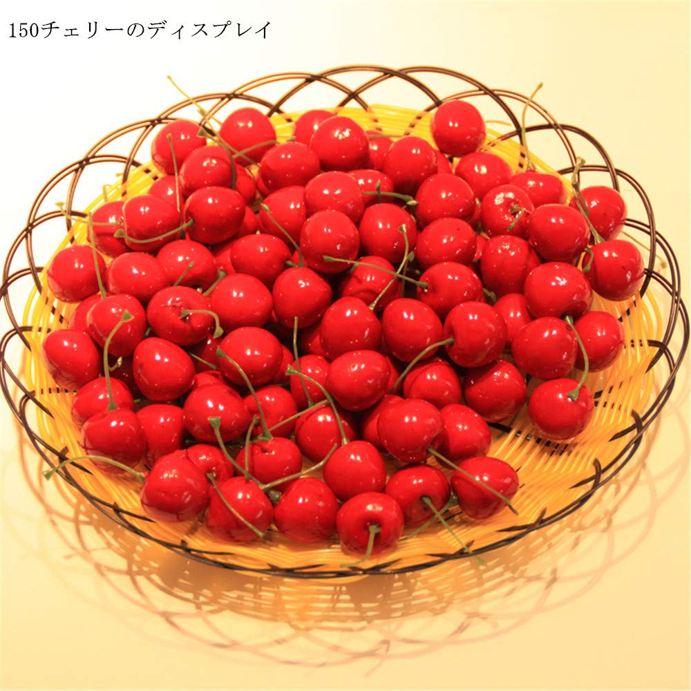 フルーツ・果実 Samplee Amazon.co.jp: gannbarou 食品サンプル 果物模型 チェリー さくらんぼ